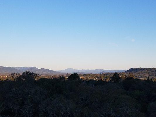 Morning view from the Zip-line!