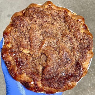 Sour Cream Apple Walnut Pie 5"