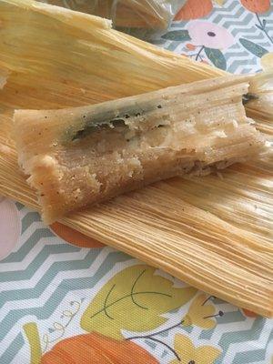 Really old and dried tamales!!! Don't buy tamales here!!