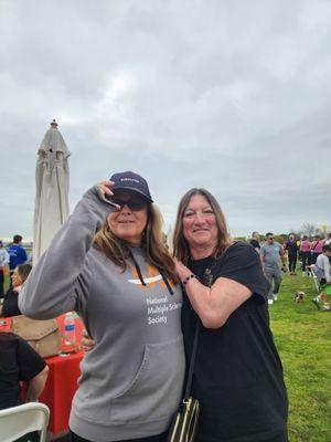 Me at the ms walk in April