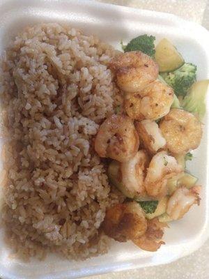 Hibachi Shrimp Lunch ($8.69)