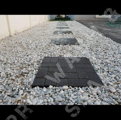 Paver walkway & stones