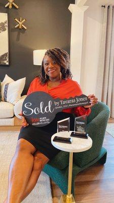 KW Premier Top Producing "Gold" Individual Sales Agent for 2022, in Listings/Buyers Agent