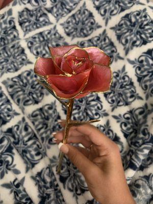 Real Rose dipped in 24k gold