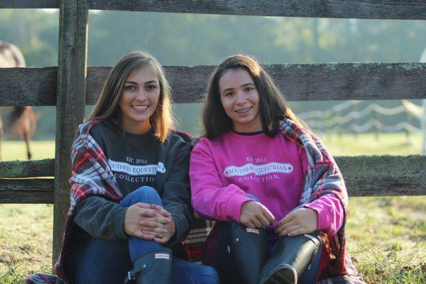 Hannah and Arden at a recent photoshoot for Southern Equestrian