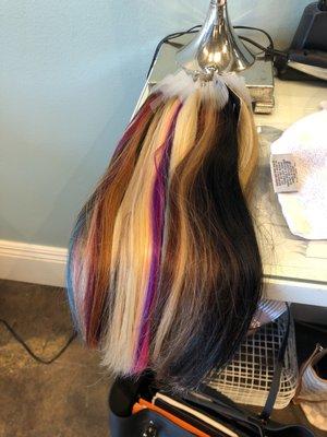 Hair Extensions colors