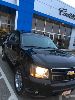 Black on Black Chevy Suburban