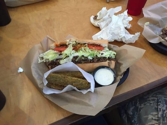 super duper and fried pickles