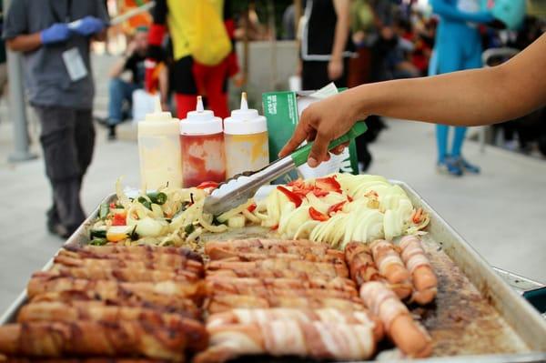 Bacon-Wrapped Hot Dog Carts