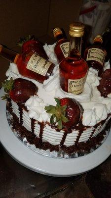 Hennessy cake