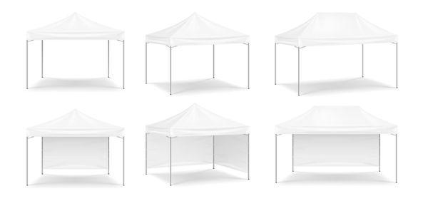 Canopies can come in different shapes and can be used for tents in yards, camping sporting events and other activates