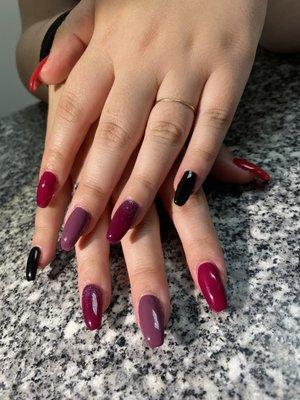 artificial nails and gel polish