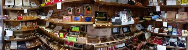 Cigar humidor, what a great selection