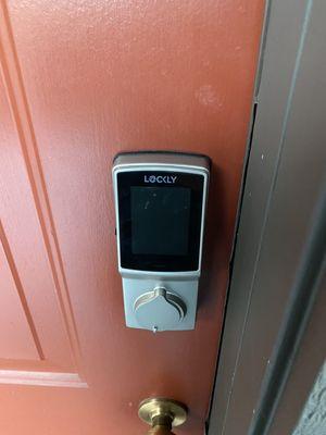 LOCKLY keypad deadbolt