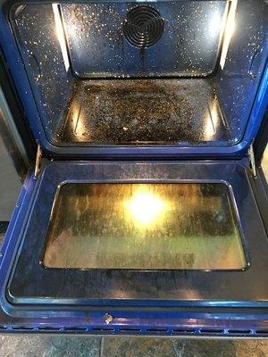 Oven - Before Steam Cleaning/Sanitizing