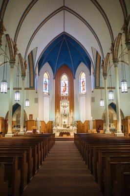 Sacred Heart Catholic Church, Interior