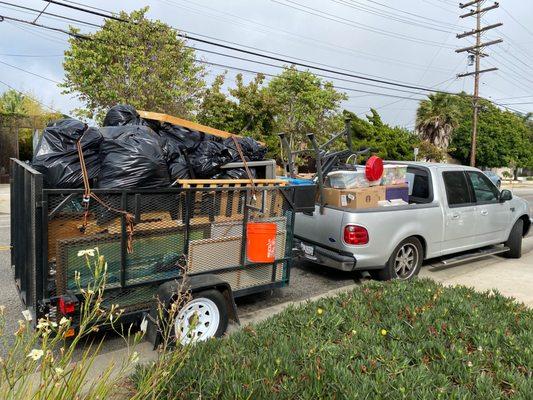 1.2 tons junk removal in Santa Monica.