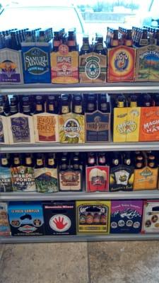 Many craft beers to choose from!