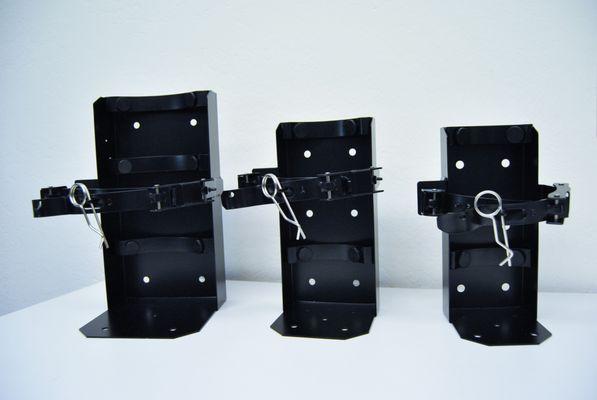 HEAVY DUTY ADJUSTABLE FIRE EXINGUISHER BRACKETS