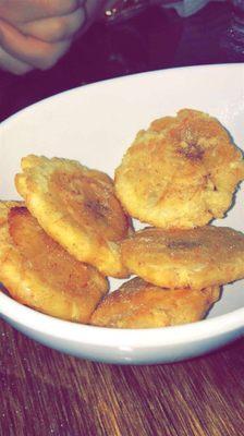 Tostones are a MUST HAVE, ate half of them before we took a picture! $3