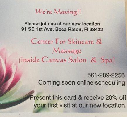 Center For Skincare And Massage