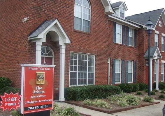 This is our model townhome and leasing office.  Come in for a visit!