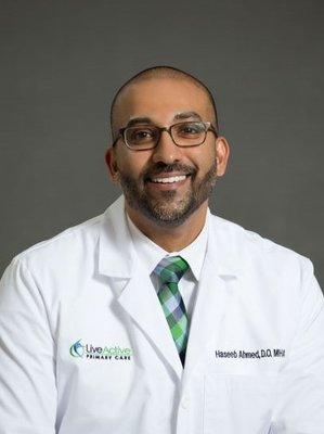 Haseeb Ahmed, DO MHA Board- Certified Internal Medicine Physician Hospital Medicine Specialist