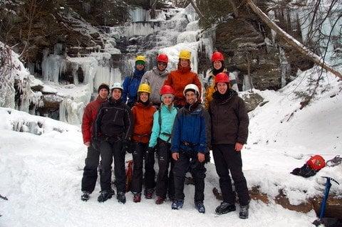 Group Photo - Ice Climbing & Beer Tasting - 2-13-10