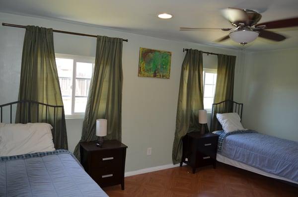 Comfortable San Diego Sober Living bedroom