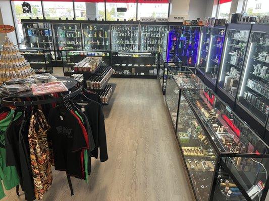 Largest selection of glass and accessories in the area!