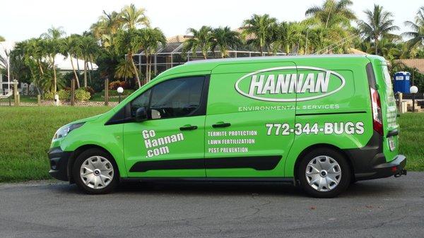 Have Hannan take care of your pest control and be bug free