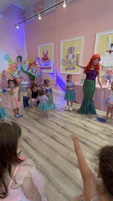 Twirl under the sea event with Ariel!