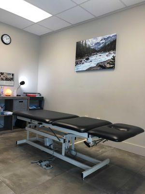 One of our treatment rooms where Dr Garrett Fischer does Dry Needling.