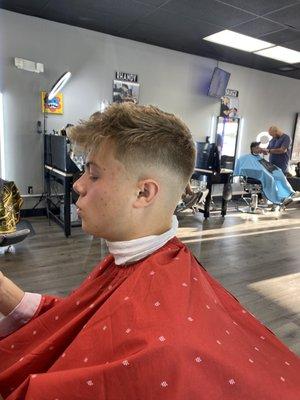 men's hair cut