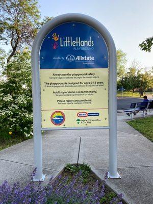 Entrance sign