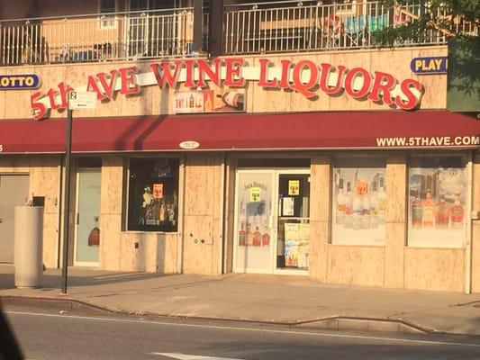 Location is called 5TH AVENUE WINE LIQUORS! People!!!