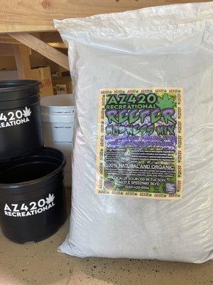 A cannabis-specific soil blend that we designed and partnered with a local company to produce. Only $24.99 a bag!