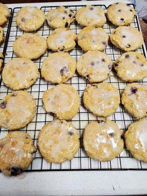 Lemon blueberry cookies