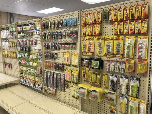 Large selection of lures