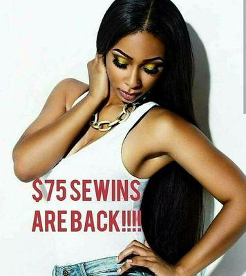 New clients receive a $40 discount on our partial sewin