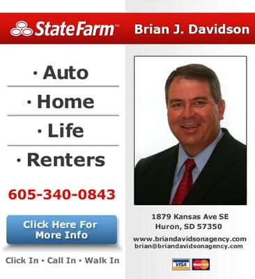 Brian J Davidson - State Farm Powered By YellowPageCity.com