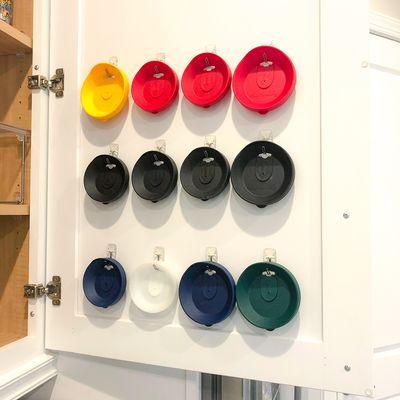 Kitchen cabinet organized lids