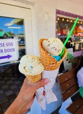 What we got: Butter Pecan and Cookie Monster with Praline Pecan.