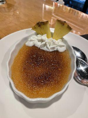 Pineapple créeme brûlée