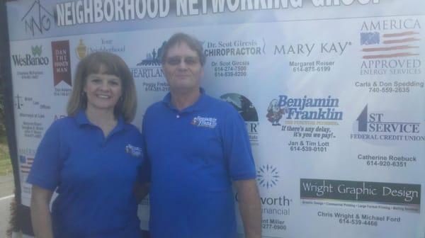 Tim Lott (owner) and his wife Jan Lott (office manager)