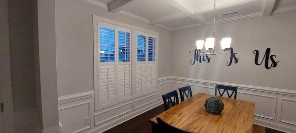 3.5" Composite Shutters are perfect for the Dining Room