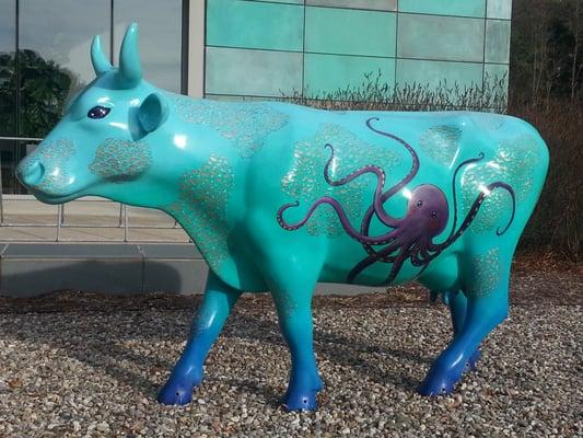 Just one of the numerous Durham bulls, this particular one happens to be adorning an octopus :-)