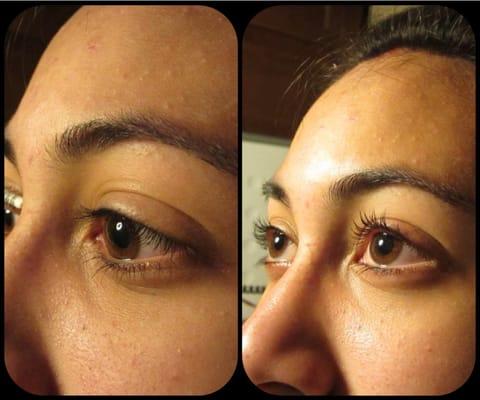 Before and After: Eyelash Perm