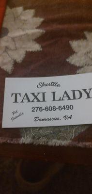 Shuttle Taxi Lady