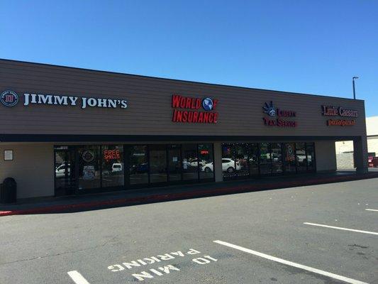 Located within the Medford Shopping Center near Crater Lake Ave and Stevens St.